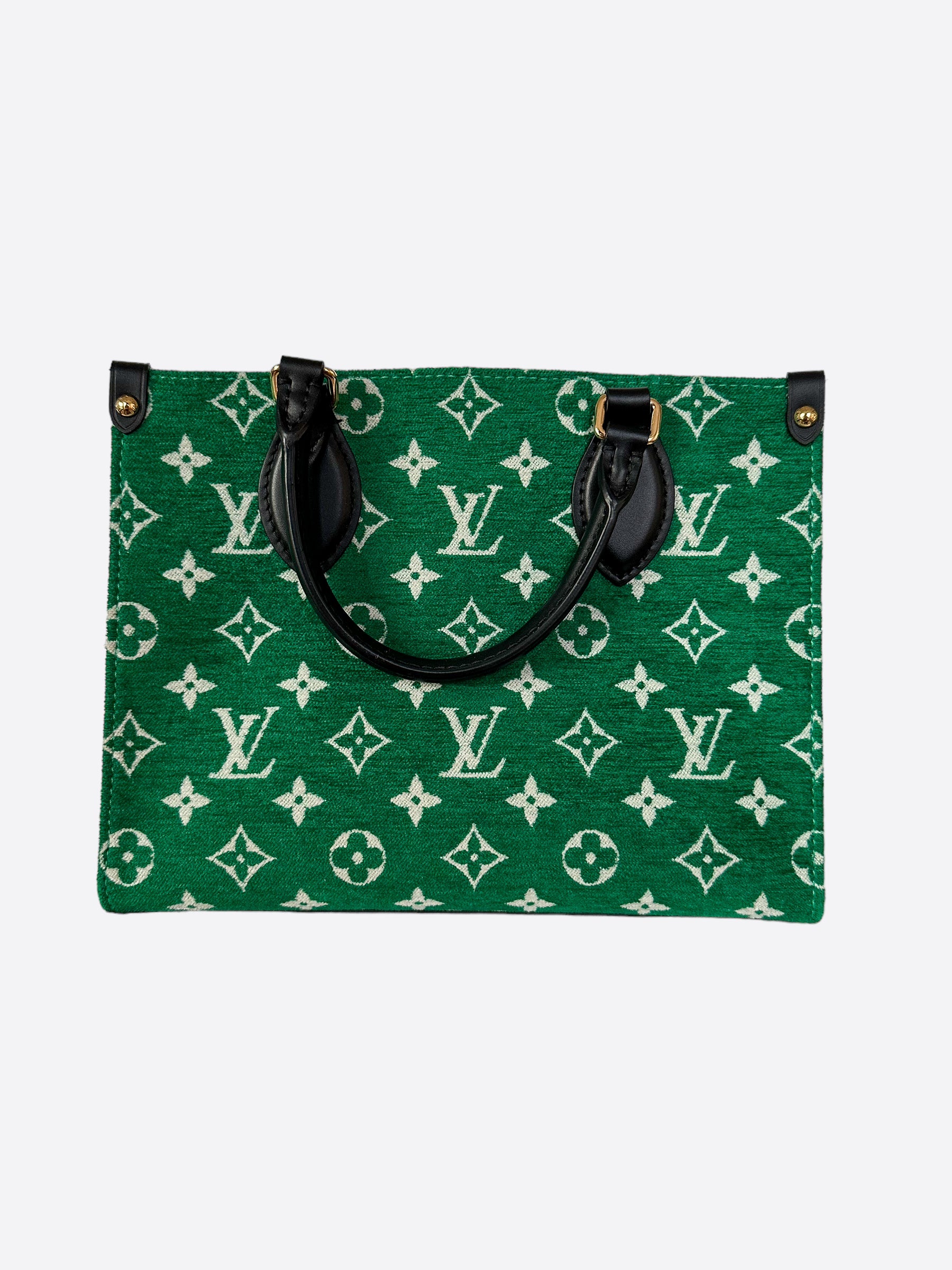 Louis vuitton green and white bag new arrivals