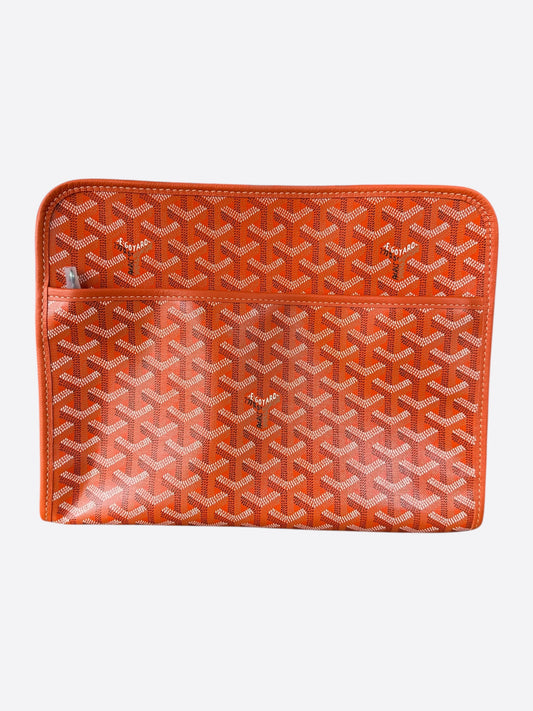 Goyard Orange Jouvence GM Toiletry Bag