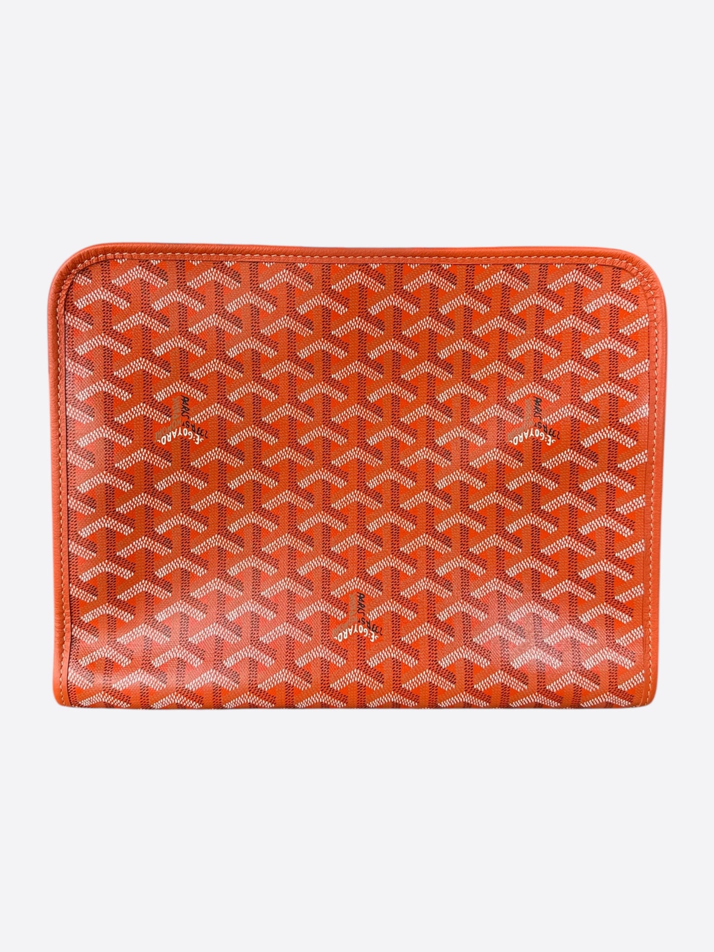 Goyard Orange Jouvence GM Toiletry Bag
