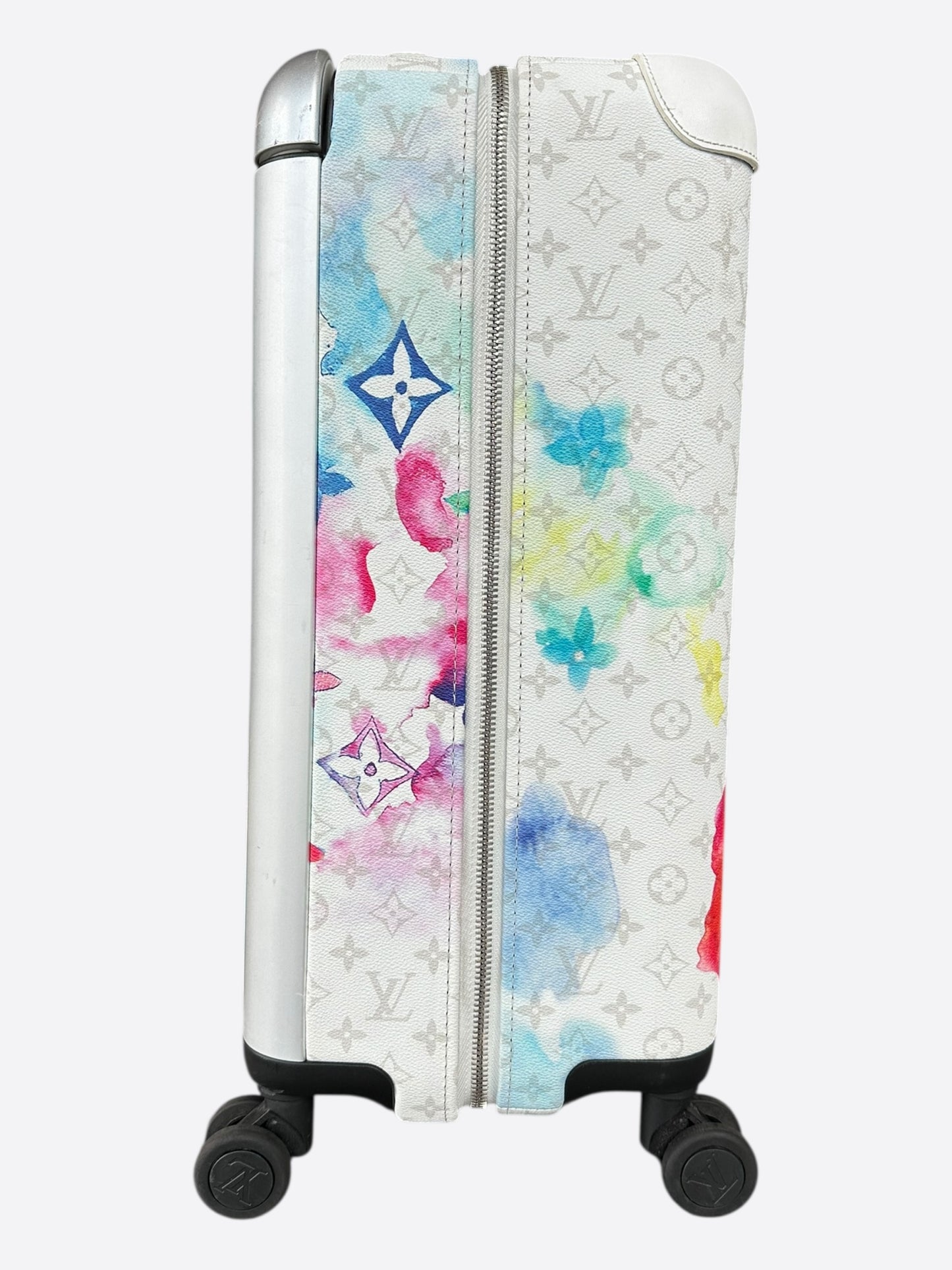Louis Vuitton White Watercolor Monogram Horizon 55