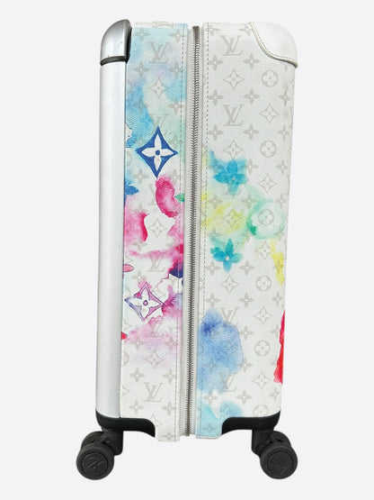 Louis Vuitton White Watercolor Monogram Horizon 55