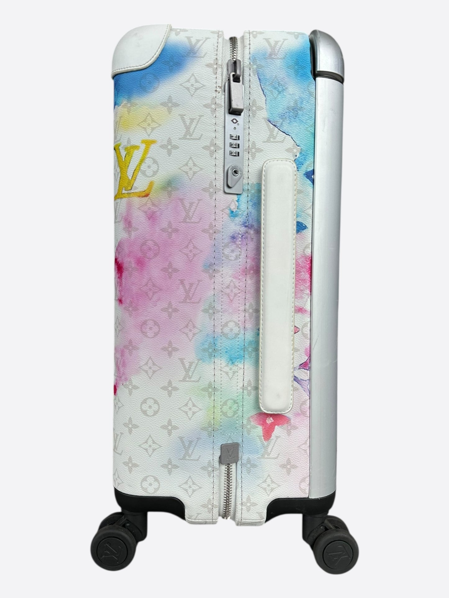 Louis Vuitton White Watercolor Monogram Horizon 55