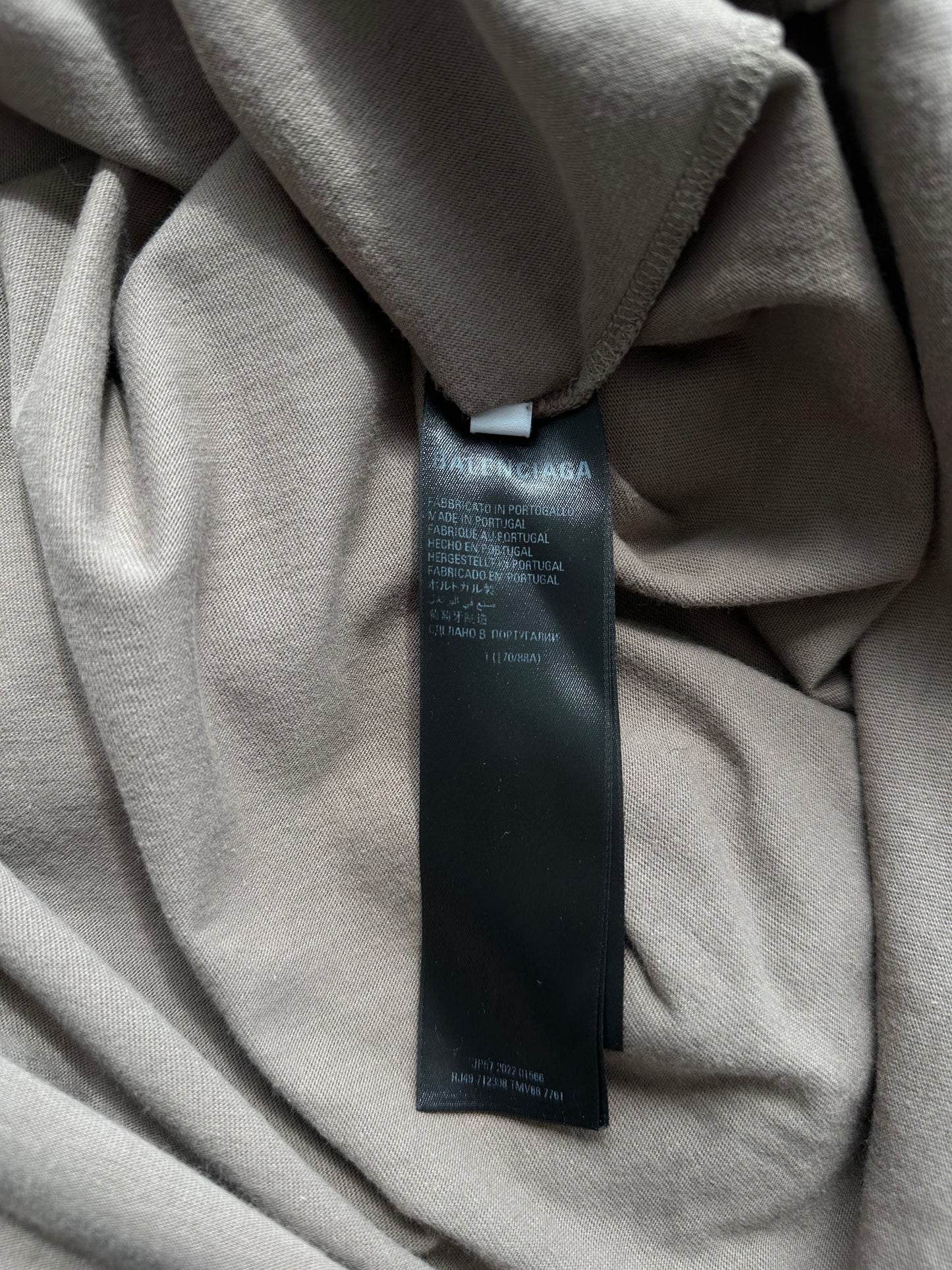 Balenciaga Brown & Black Metal Logo T-Shirt