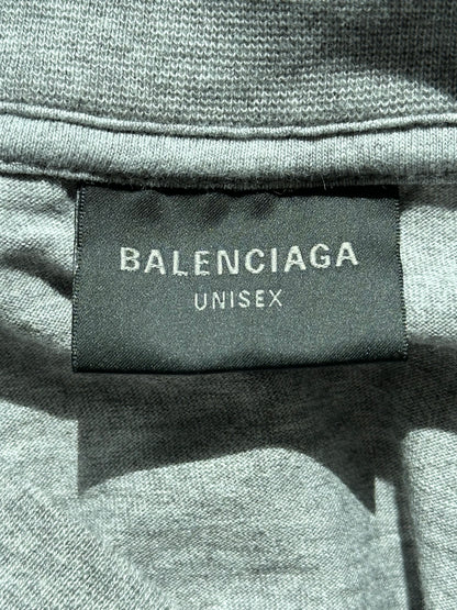 Balenciaga Grey Unity Sport Logo T-Shirt