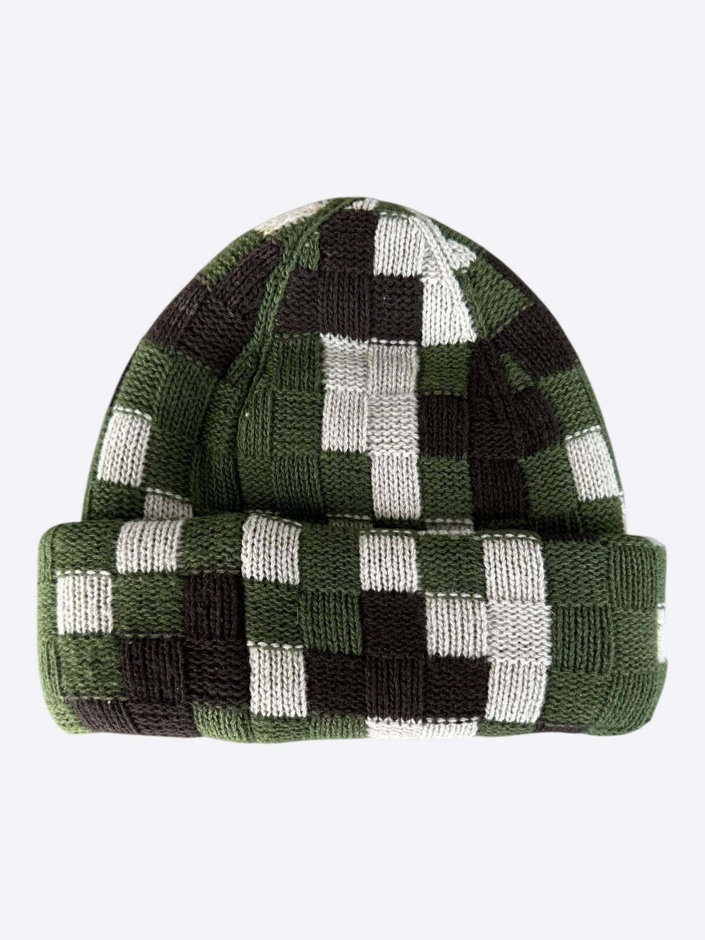 Louis Vuitton Green Damoflage Beanie