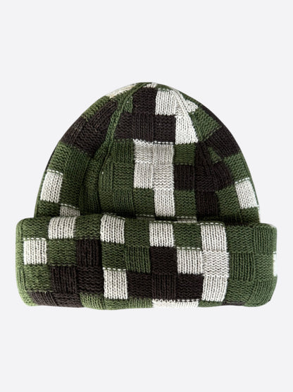 Louis Vuitton Green Damoflage Beanie