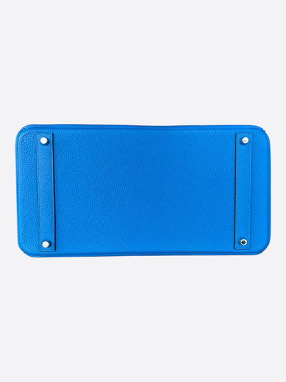 Hermes Blue Hydra Togo Birkin 40