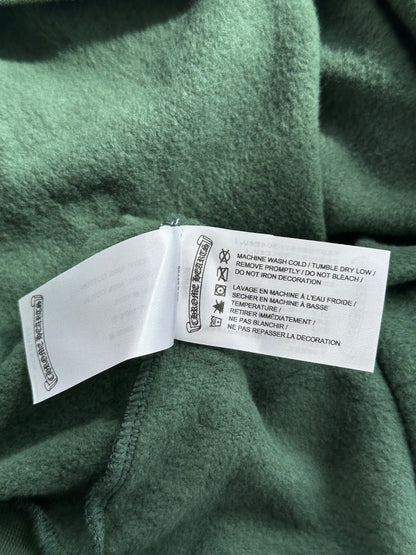 Chrome Hearts Green & Yellow T-Bar Logo Hoodie