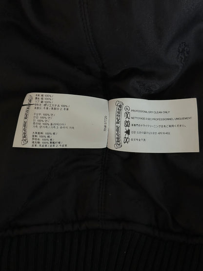 Chrome Hearts Green Camouflage Sex Records Bomber Jacket