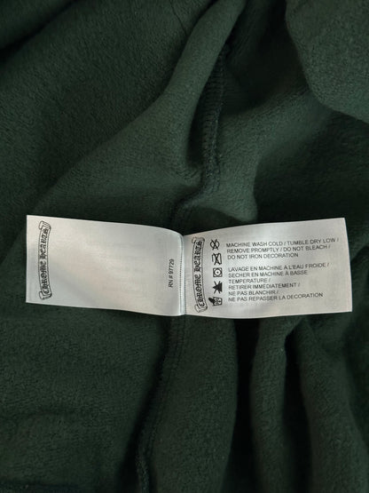 Chrome Hearts Green & Yellow T-Bar Logo Hoodie