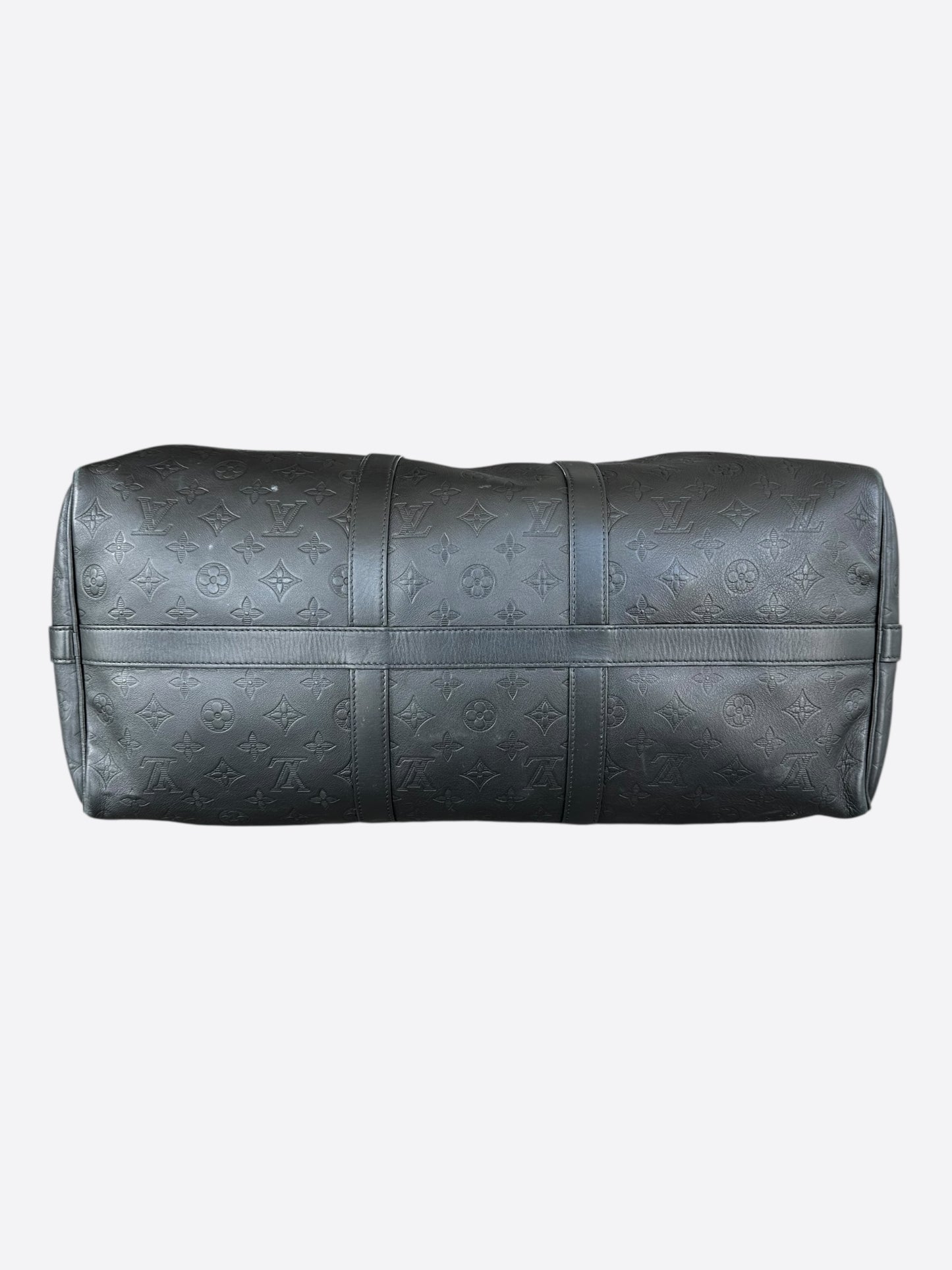 Louis Vuitton Black Monogram Shadow Keepall 50