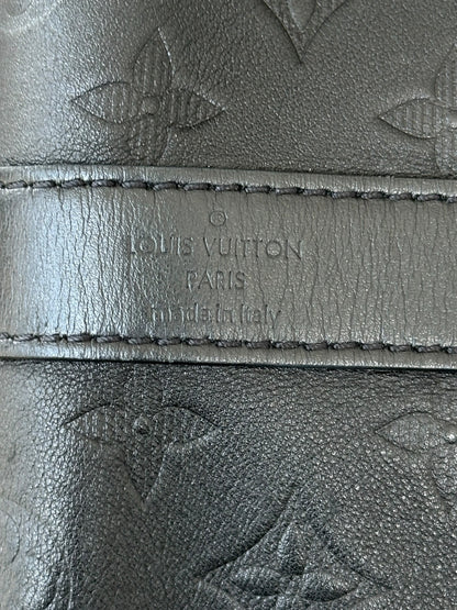 Louis Vuitton Black Monogram Shadow Keepall 50