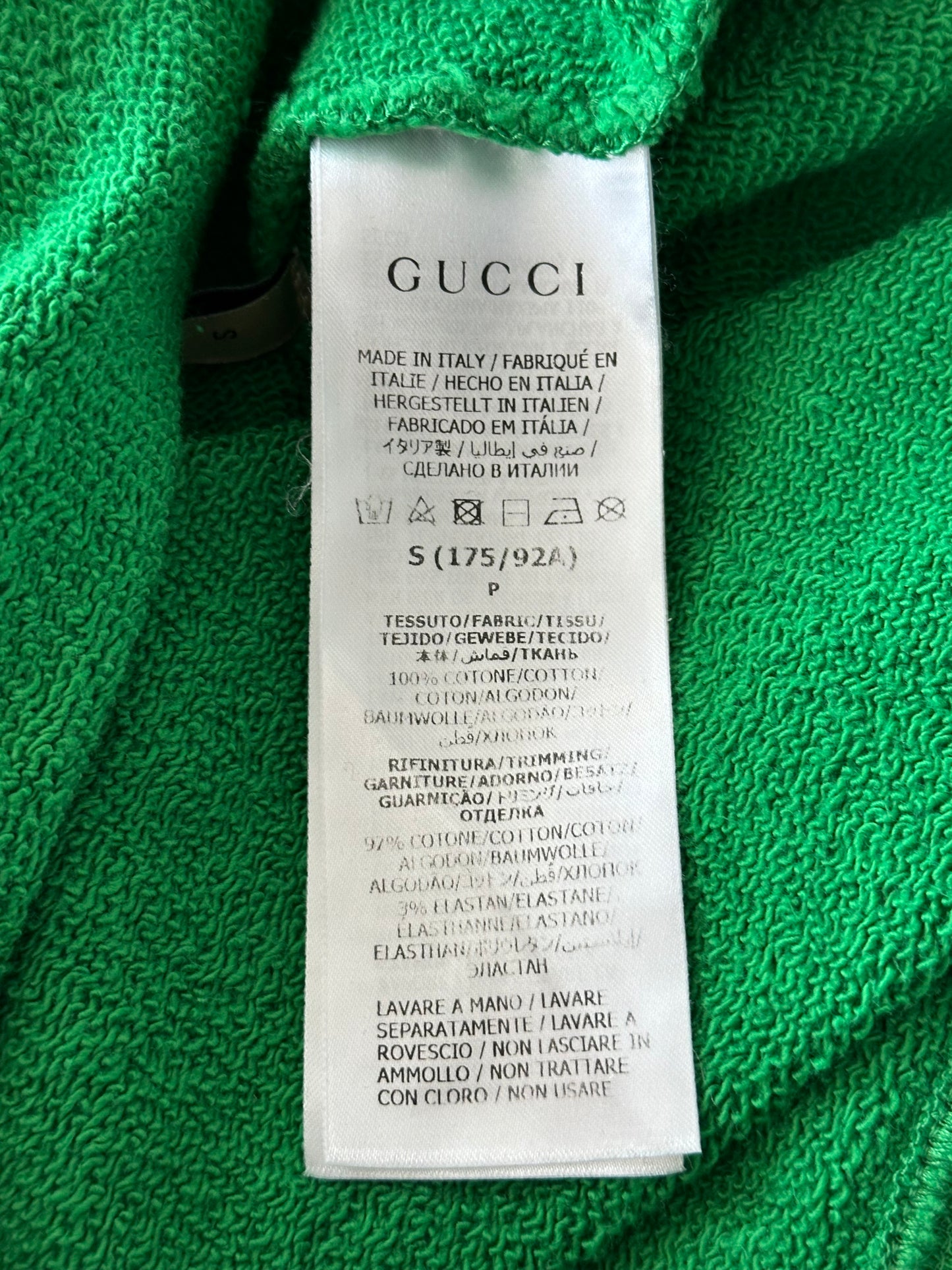 Gucci Green & White Squirrel Logo Sweater
