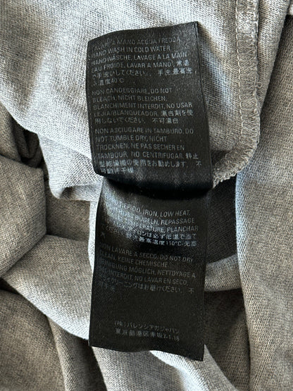 Balenciaga Grey & Black Logo T-Shirt