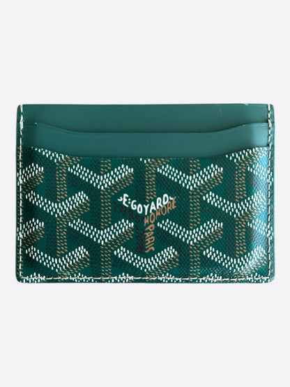 Goyard Green Saint Sulpice Card Holder