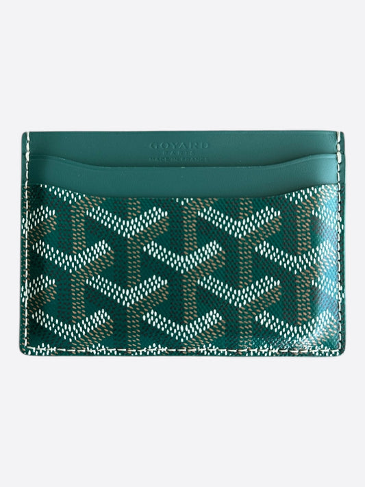Goyard Green Saint Sulpice Card Holder