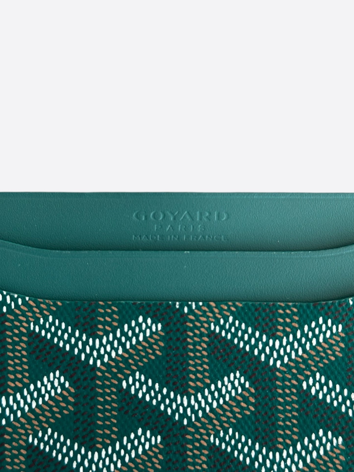 Goyard Green Saint Sulpice Card Holder