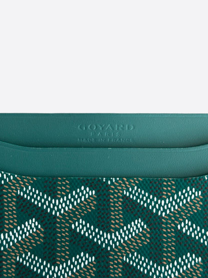 Goyard Green Saint Sulpice Card Holder
