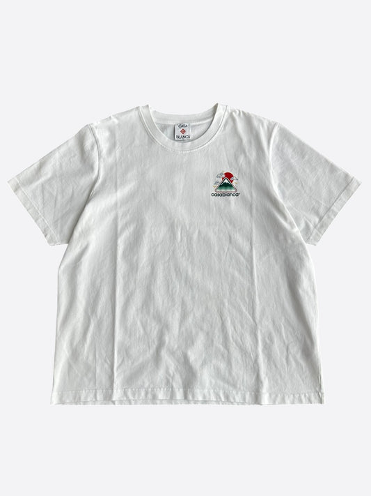 Casablanca White & Multicolor Montagne Ondulee Logo T-Shirt