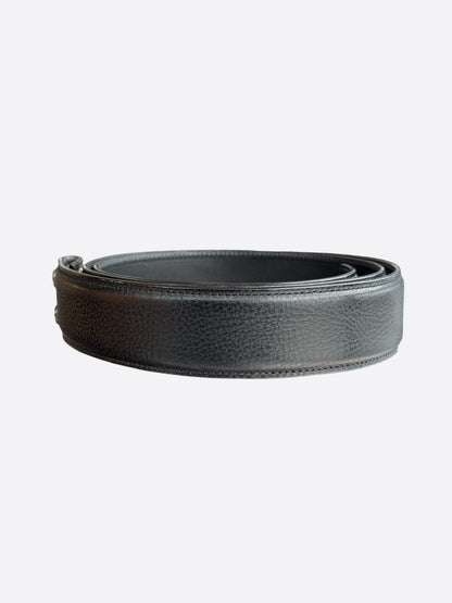 Chrome Hearts Black Leather Belt