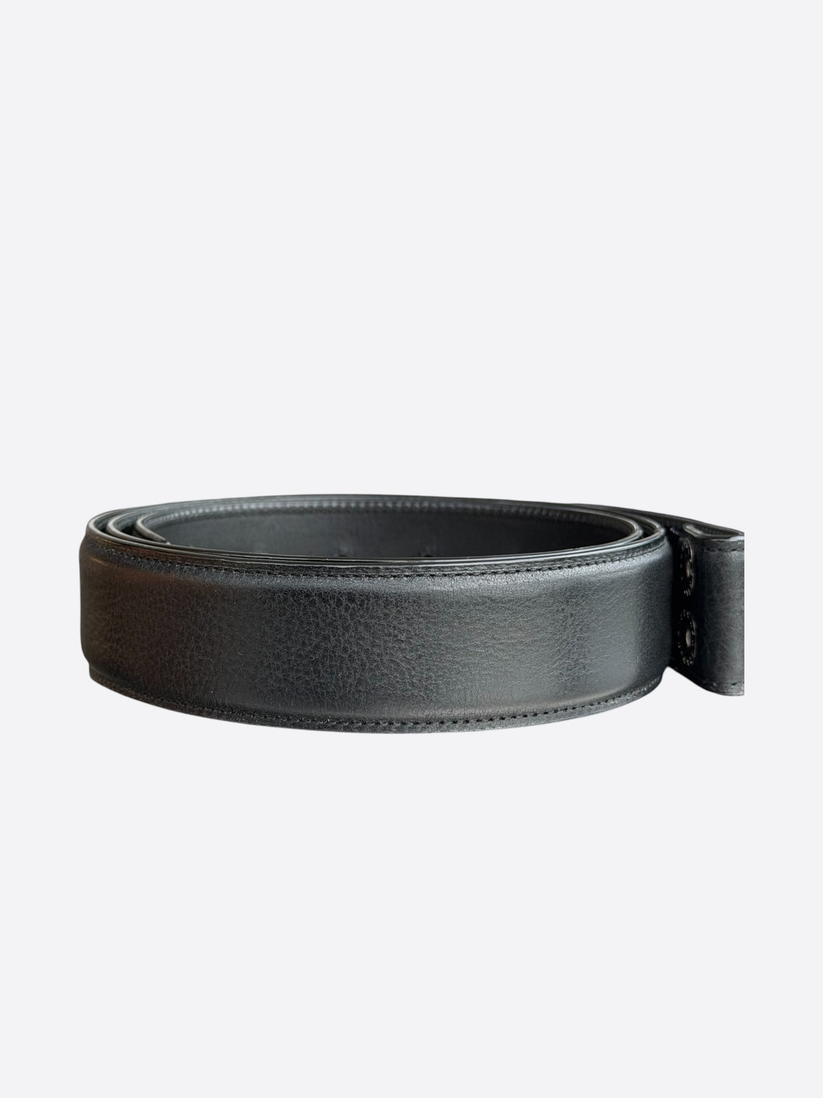 Chrome Hearts Black Leather Belt