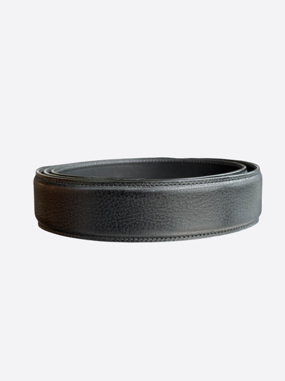 Chrome Hearts Black Leather Belt
