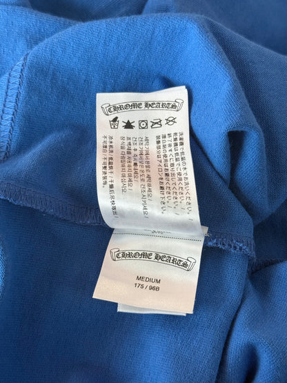 Chrome Hearts Blue & Purple Scroll Logo T-Shirt