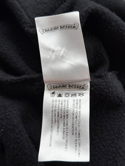 Chrome Hearts Drake Black & White Certified Horseshoe Logo Hoodie