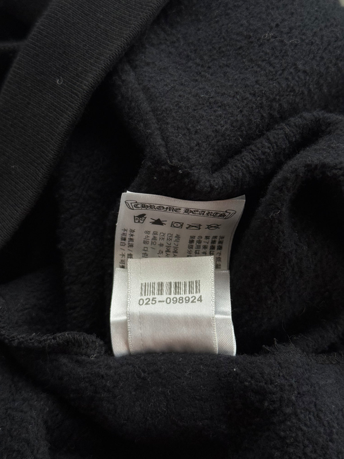 Chrome Hearts Drake Black & White Certified Horseshoe Logo Hoodie