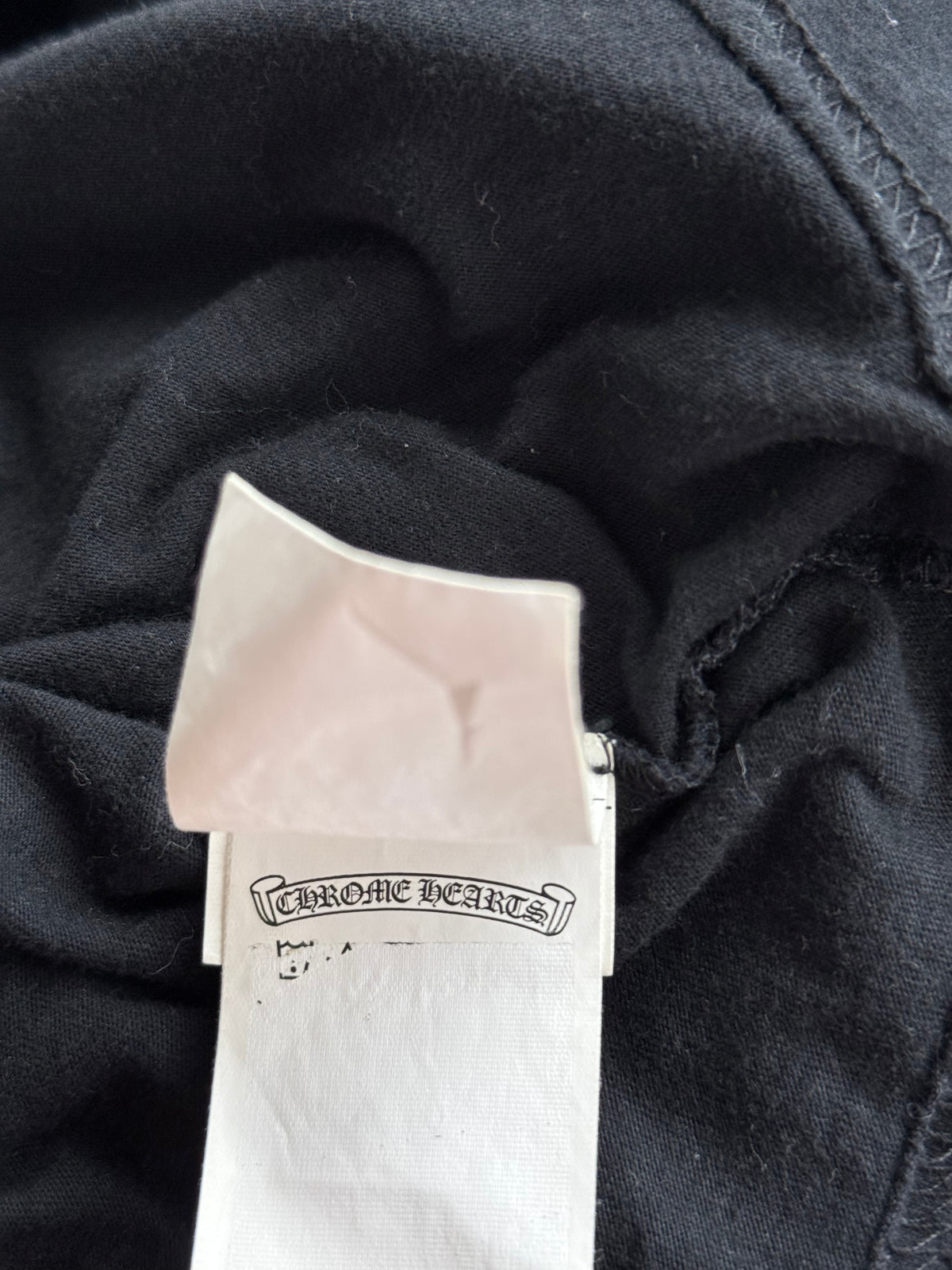 Chrome Hearts Black & White Seoul Horseshoe Logo T-Shirt