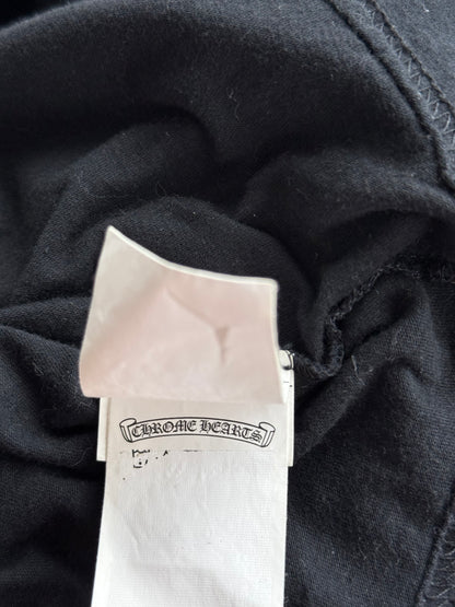 Chrome Hearts Black & White Seoul Horseshoe Logo T-Shirt