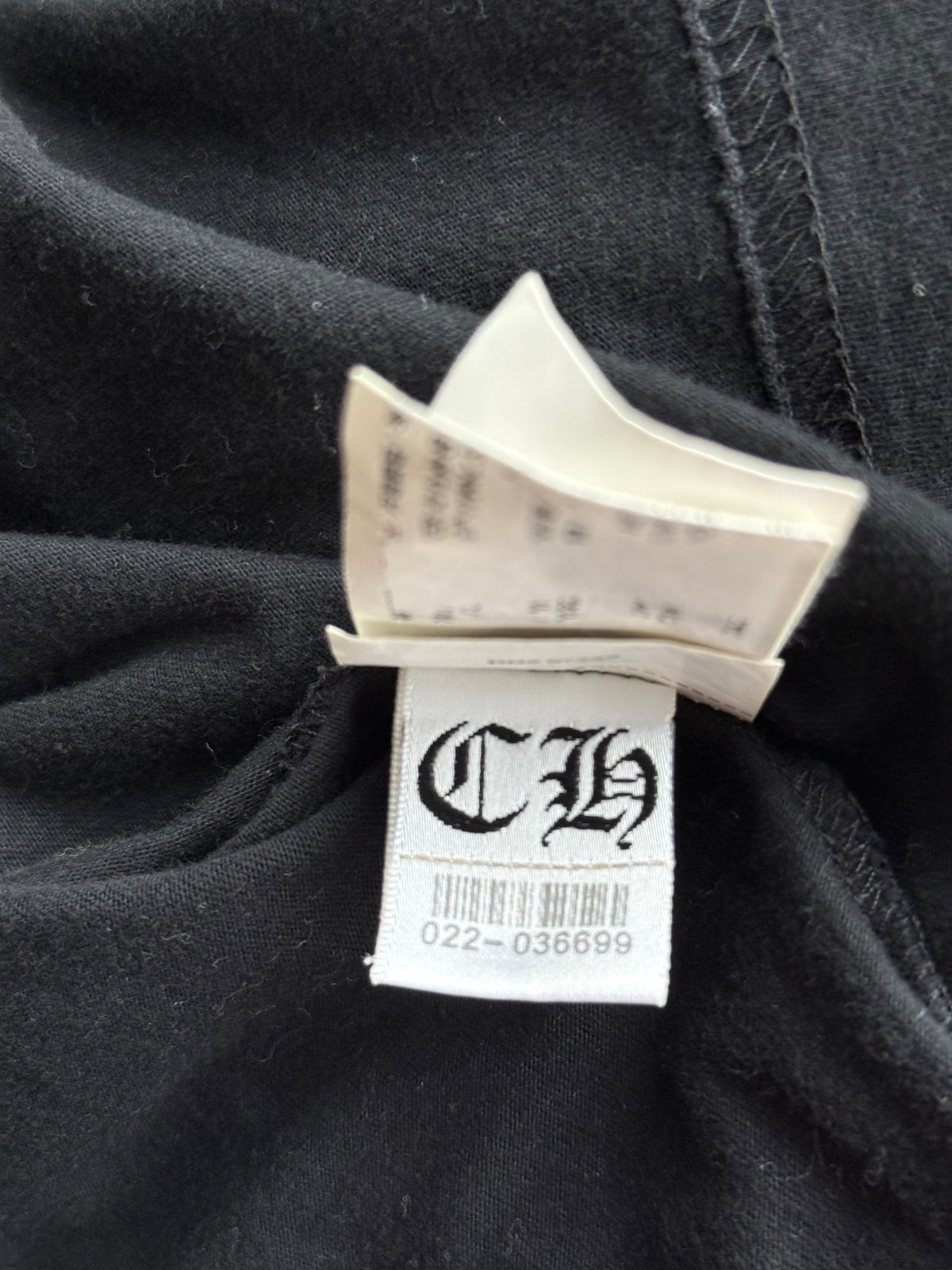 Chrome Hearts Black & White Seoul Horseshoe Logo T-Shirt