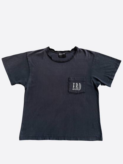 Enfants Riches Deprimes Black & White Distressed Logo T-Shirt