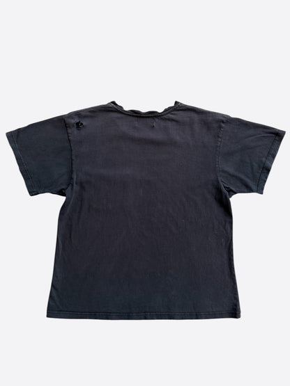 Enfants Riches Deprimes Black & White Distressed Logo T-Shirt