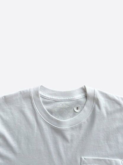 Chrome Hearts White & Black Miami Horseshoe Logo T-Shirt
