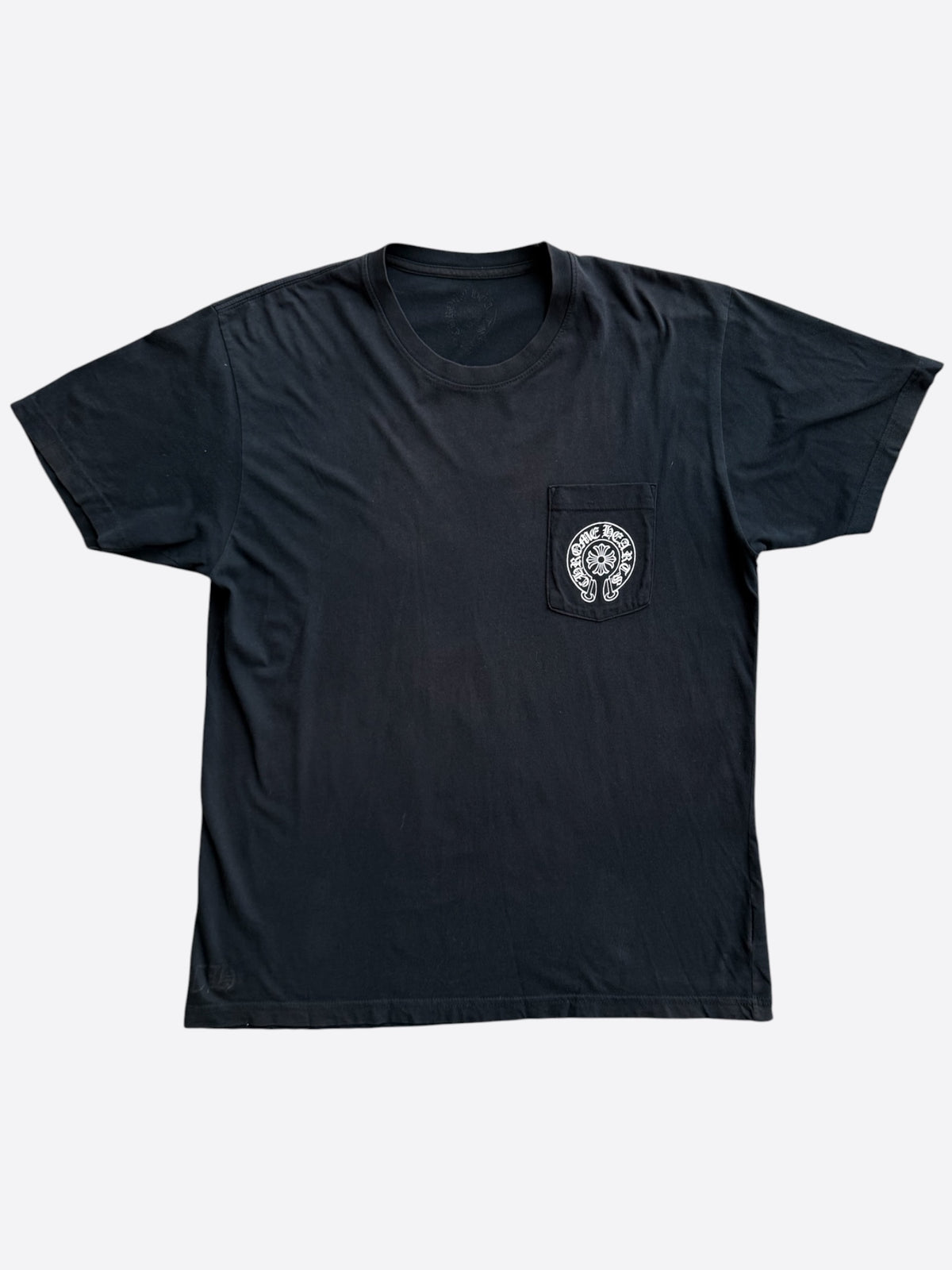 Chrome Hearts Black & White Korea Horseshoe Logo T-Shirt