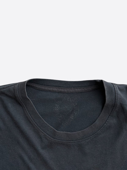 Chrome Hearts Black & White Korea Horseshoe Logo T-Shirt