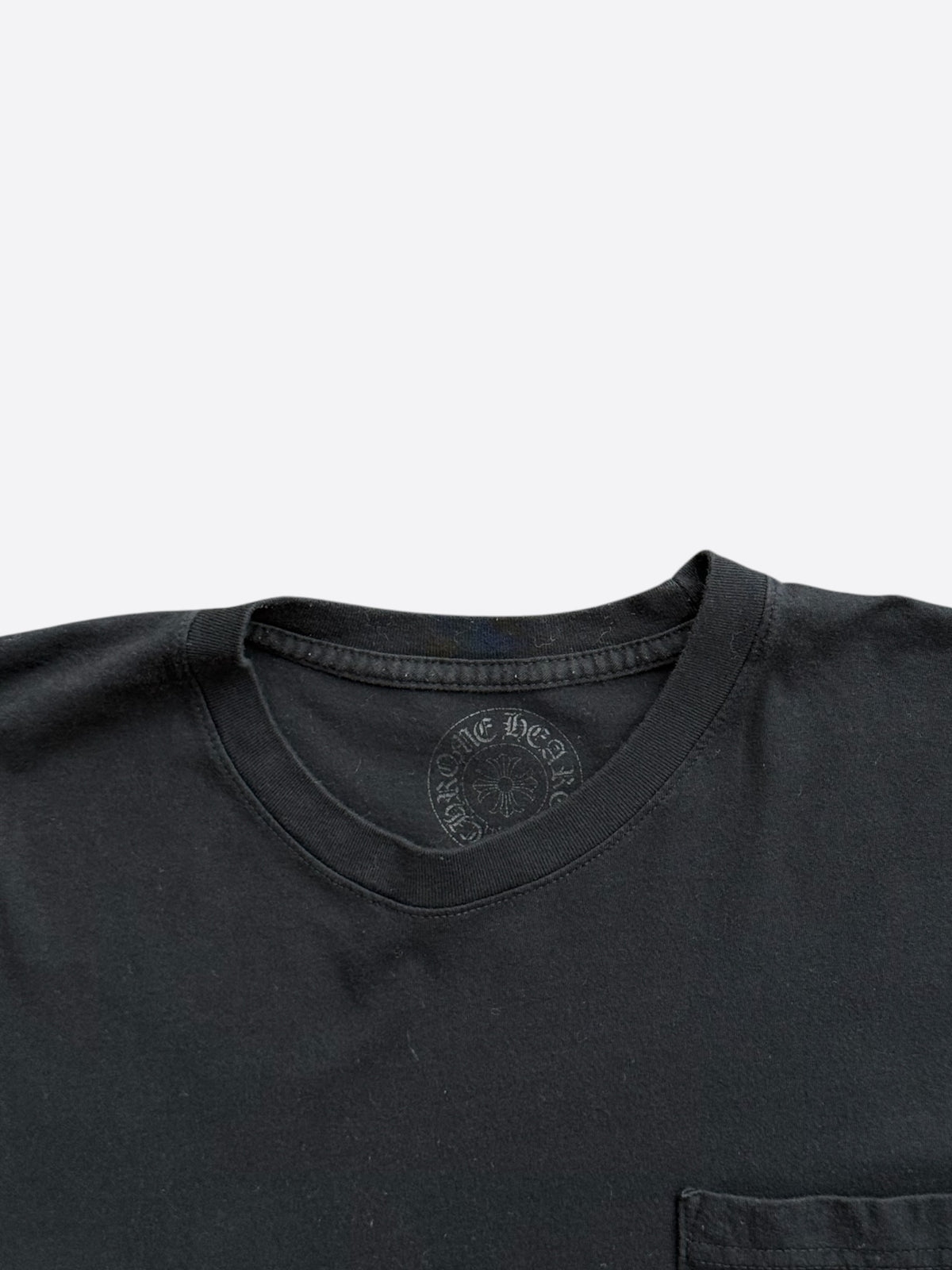 Chrome Hearts Black & White Seoul Horseshoe Logo T-Shirt