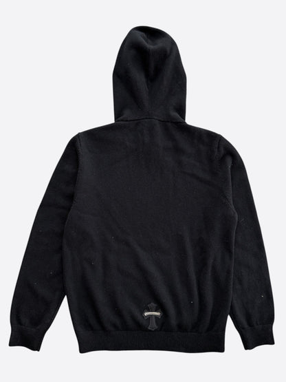 Chrome Hearts Black Cross Patch Cashmere Hoodie