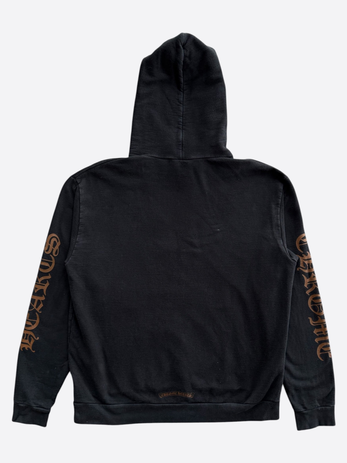 Chrome Hearts Black & Bronze Script Logo Hoodie