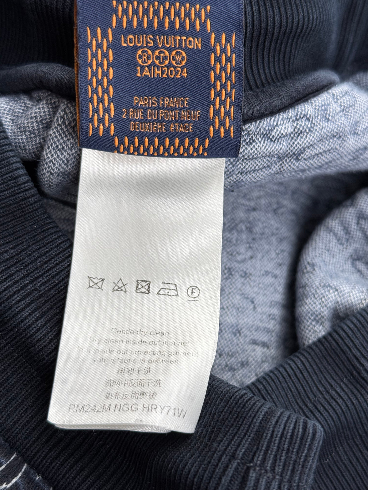 Louis Vuitton Navy & White Damier Shorts