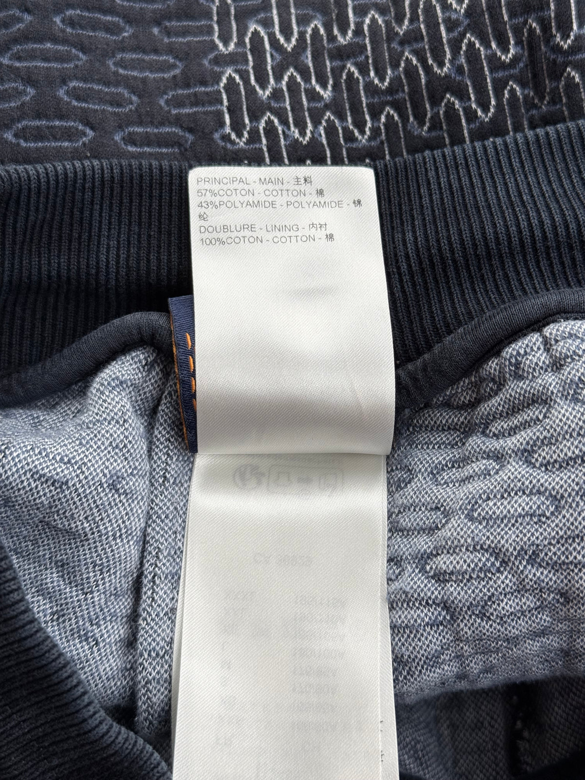 Louis Vuitton Navy & White Damier Shorts