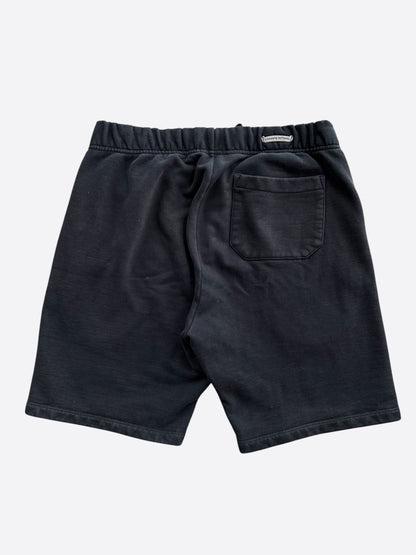 Chrome Hearts Black & White Triple Cross Embroidered Shorts