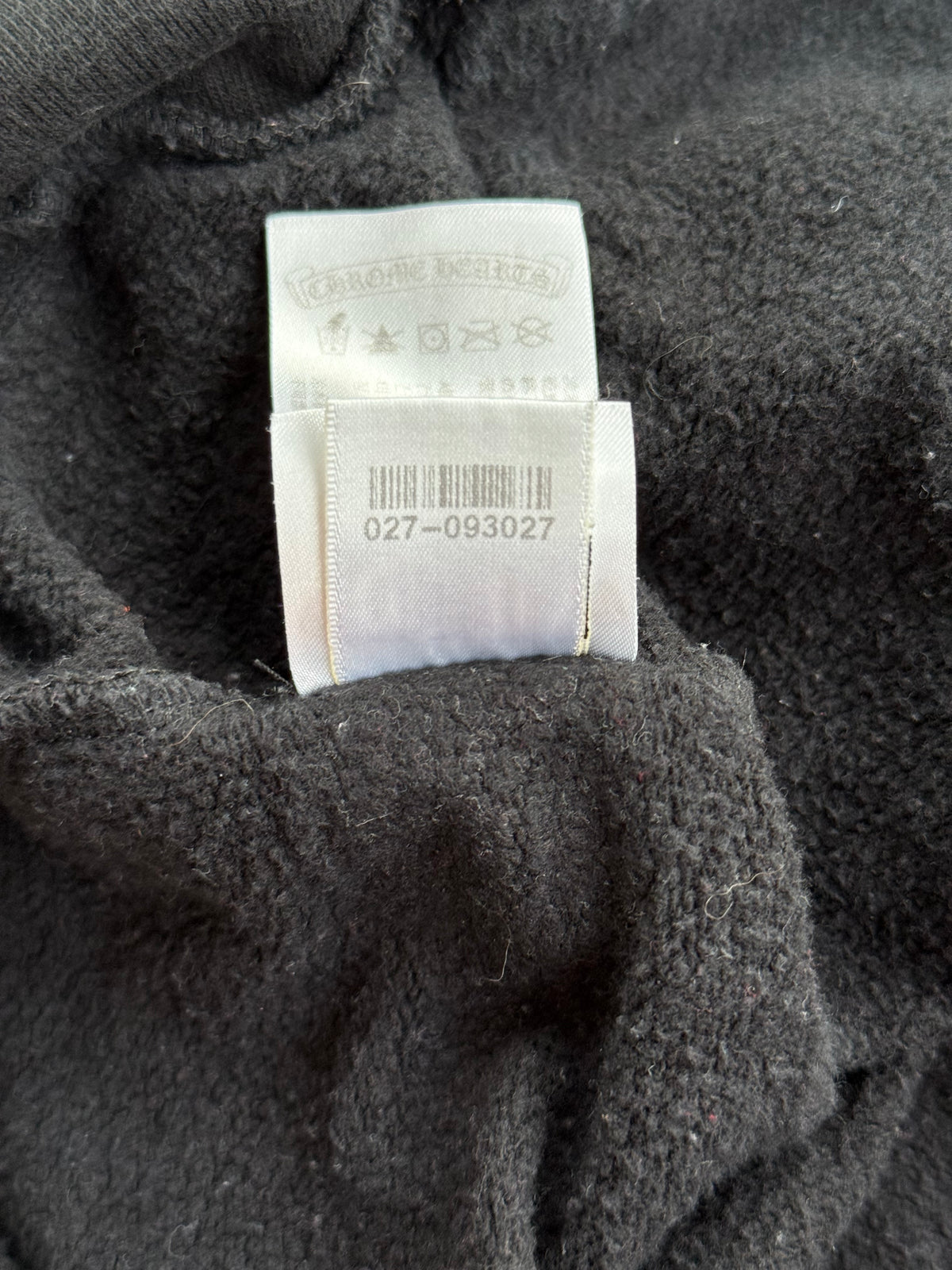 Chrome Hearts Black & Bronze Script Logo Hoodie