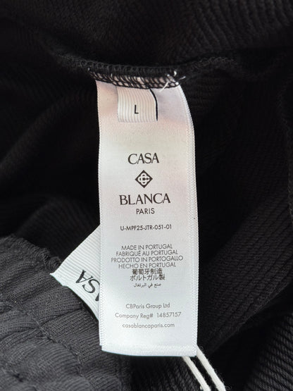 Casablanca Black & Multicolor Sunset Valley Patch Sweatpants