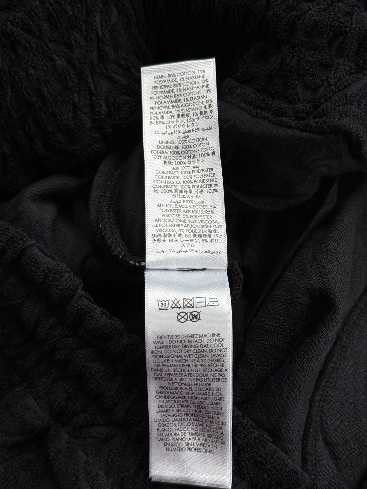 Casablanca Black & Red Jacquard Logo Towel Sweatpants