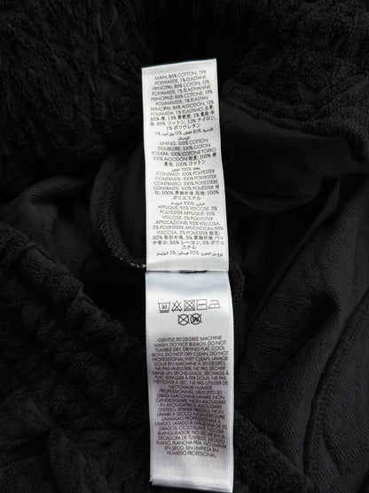 Casablanca Black & Red Jacquard Logo Towel Sweatpants