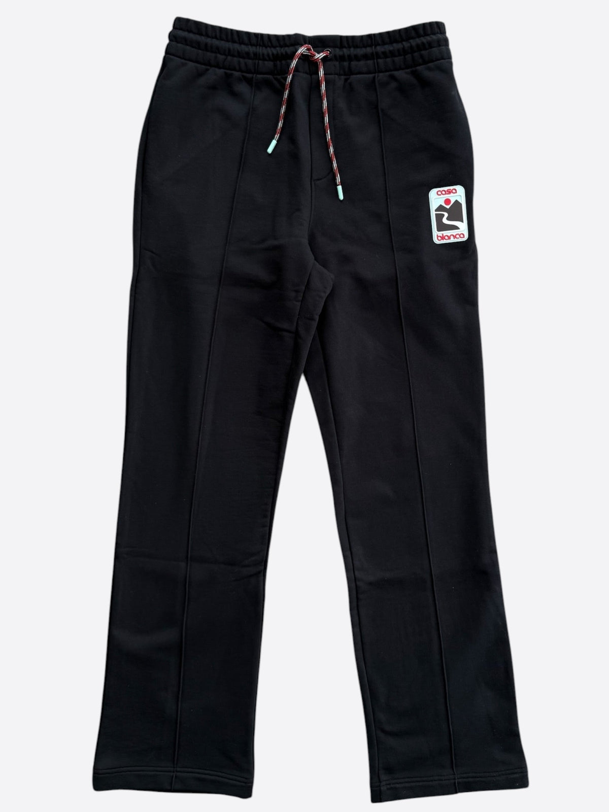 Casablanca Black & Multicolor Sunset Valley Patch Sweatpants