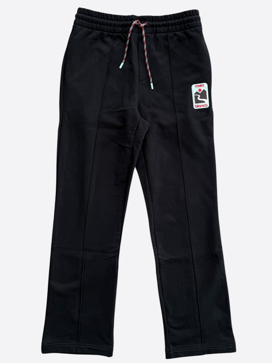 Casablanca Black & Multicolor Sunset Valley Patch Sweatpants
