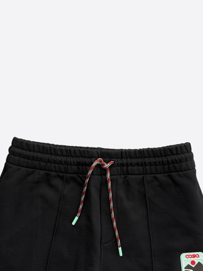 Casablanca Black & Multicolor Sunset Valley Patch Sweatpants